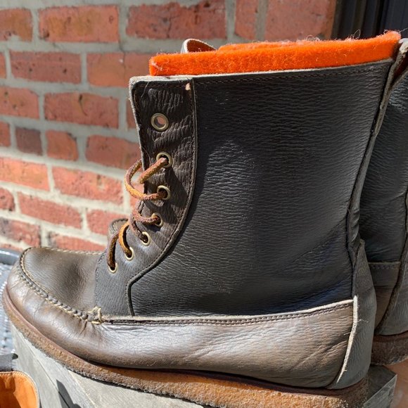 Ralph Lauren rustic leather handmade boots (MSRP 800) - Picture 2 of 3